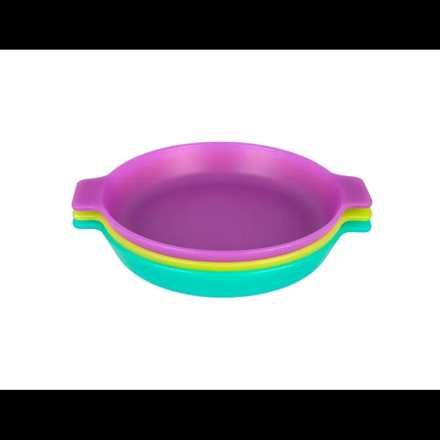 PLAYGRO Dětské talířky 3 kusy