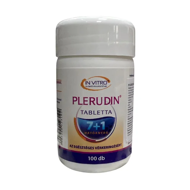 Plerudin tablety s vitamíny – pro zdravé žíly, krevní oběh a ochranu buněk – 100 tablet – InVitro