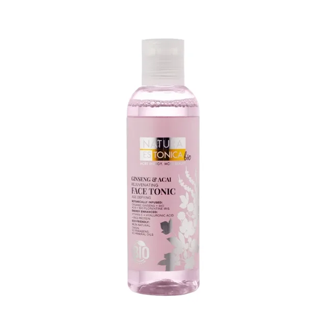 Pleťové tonikum s ženšenem a acai - 200 ml - Natura Estonica