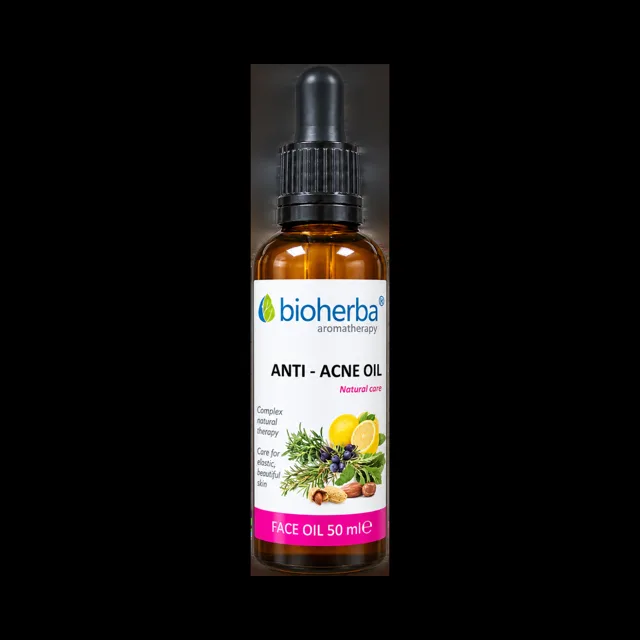Pleťový olej pro pleť se sklonem k akné – 50 ml – Bioherba