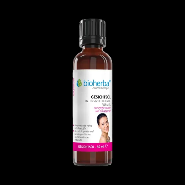 Pleťový olej s mátou a řebříčkem – 50 ml – Bioherba