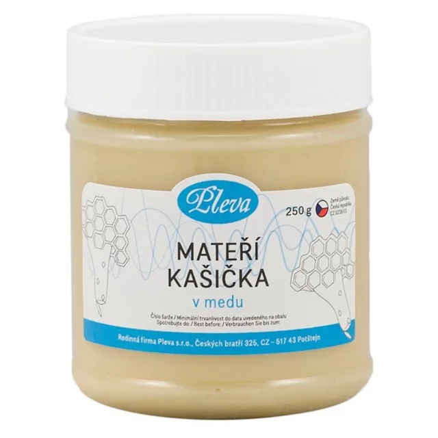 PLEVA Mateří kašička v medu 250 g