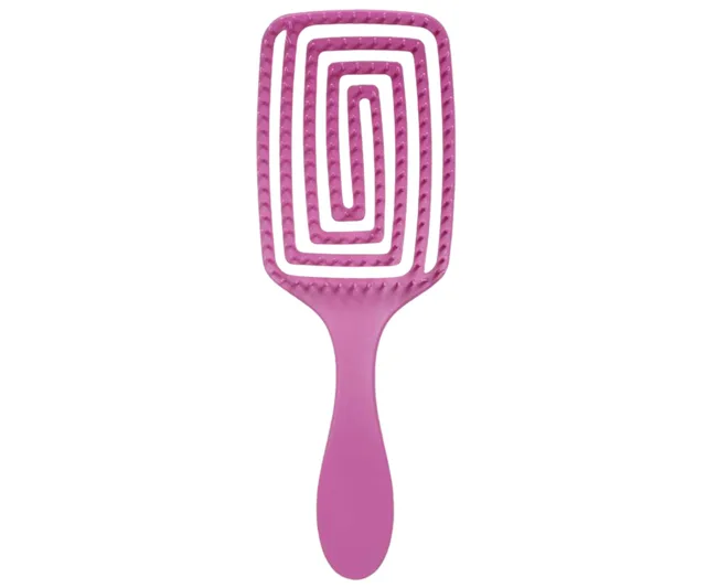 Plochý kartáč na rozčesávání a foukání vlasů Original Best Buy Vented Brush L - růžový