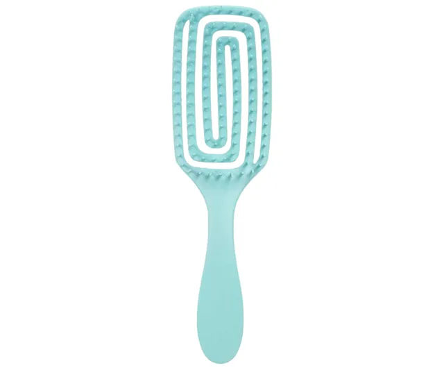 Plochý kartáč na rozčesávání a foukání vlasů Original Best Buy Vented Brush S - tyrkysový