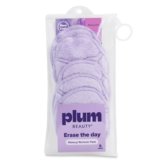 PlumBeauty Odličovací tampony Make-up Remover Pads 5 ks