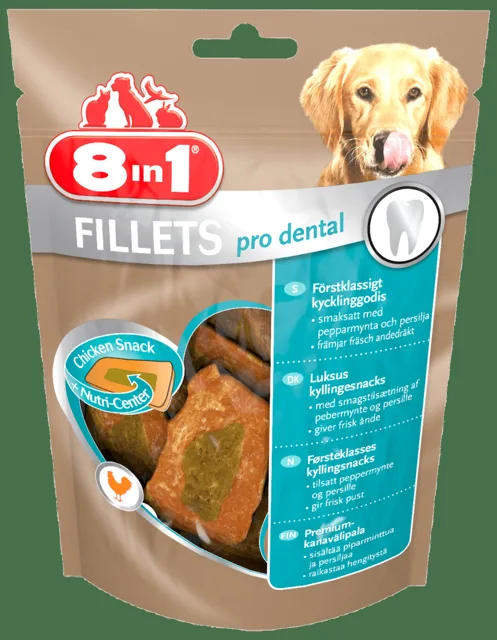 Pochoutka 8in1 Fillets pro breath 80g