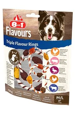 Pochoutka 8in1 Triple Flavour Rings M/l 120g