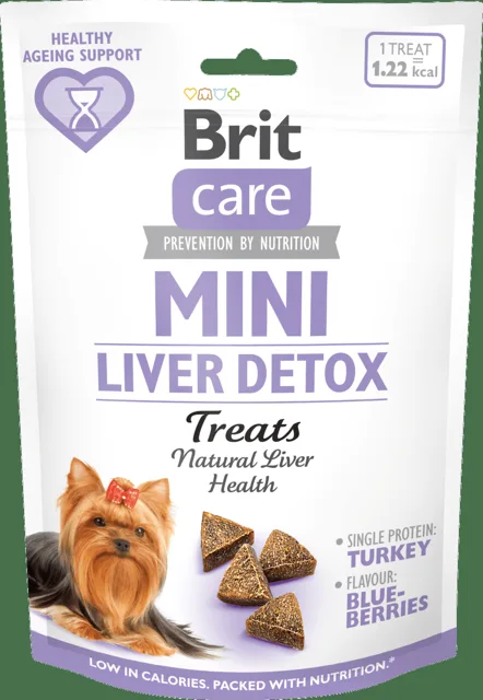 Pochoutka Brit Care Dog Mini treats Liver Detox 50 g