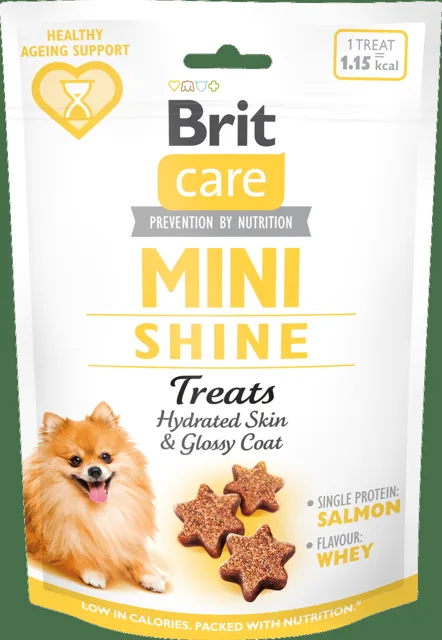 Pochoutka Brit Care Dog Mini treats Shine 50 g