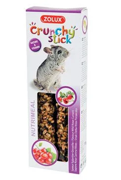 Pochoutka Crunchy Stick šípek/rybíz Pro činčily Zolux