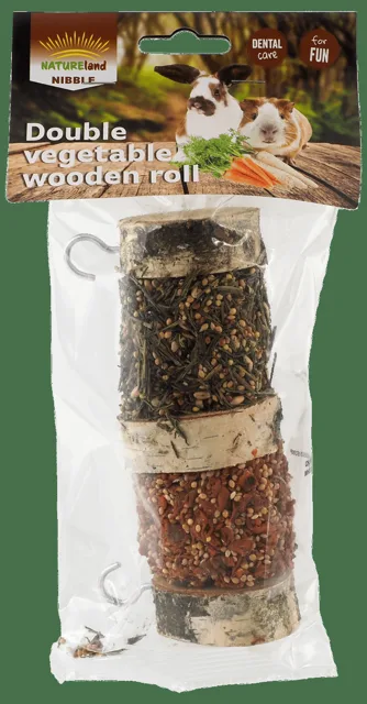 Pochoutka Nature Land Nibble válec dva druhy zeleniny 160g