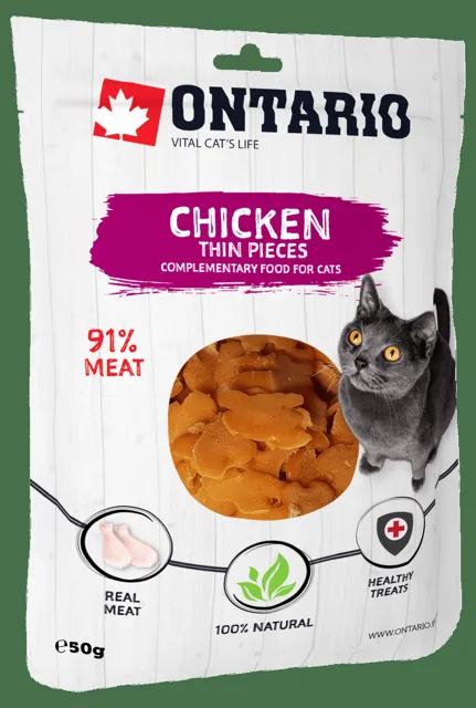 Pochoutka Ontario kuřecí tenké kousky 50g