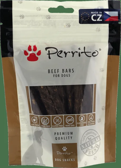 Pochoutka Perrito sušené hovězí tyčinky pro psy 100 g