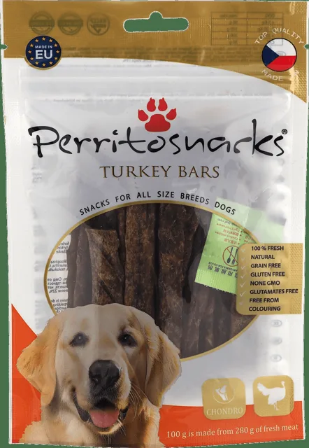 Pochoutka Perrito sušené krůtí tyčinky pro psy 100 g