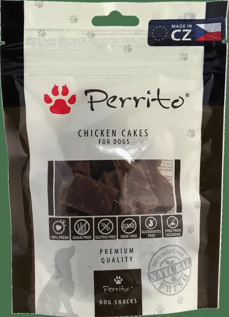 Pochoutka Perrito sušené kuřecí koláčky pro psy 100 g