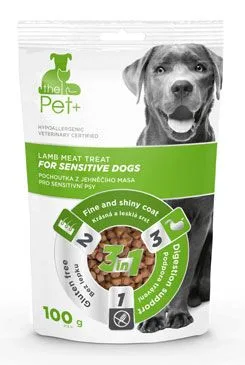 Pochoutka Pet  3v1 Pes For Sensit Dogs Jehněčí 100g