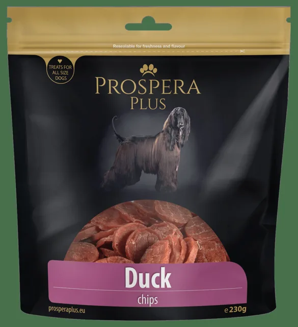 Pochoutka Prospera Plus kolečka z kachního masa 230g