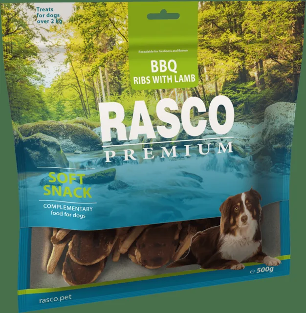 Pochoutka Rasco Premium BBQ Jehněcí žebírka 500g