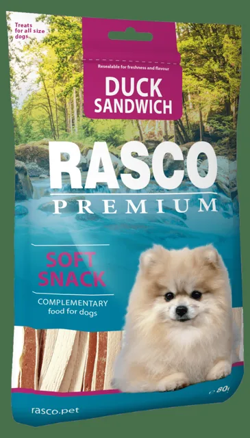 Pochoutka Rasco Premium sendviče z kachního masa 80g