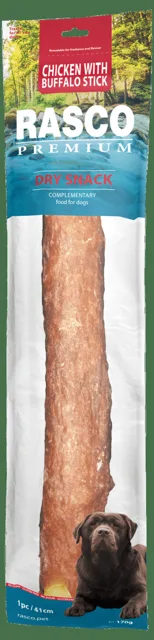 Pochoutka Rasco Premium tyčinka bůvolí 41cm obalená kuřecím masem 170g