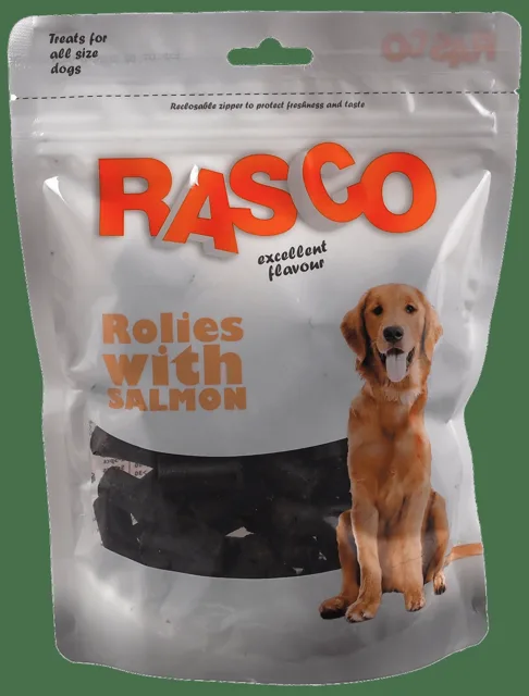 Pochoutka Rasco Rolky s lososem 3cm 450g