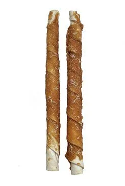 Pochoutka Tyč Z Buvolí Kůže 28cm S Kuřecím Masem 2ks