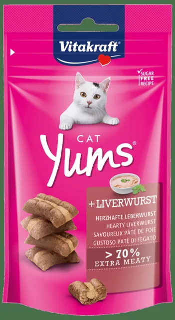 Pochoutka Vitakraft Cat Yums s játrovkou 40g