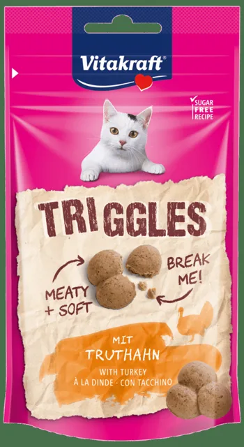 Pochoutka Vitakraft Triggles s krůtím 40g