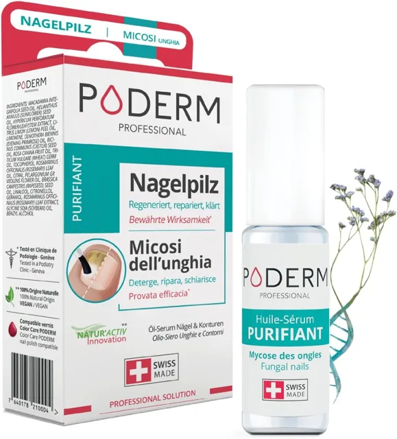Poderm Nail Feast, olejové sérum proti plísním na nehty, 8 ml