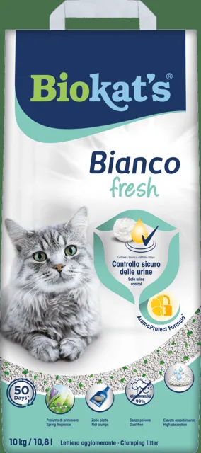 Podestýlka Biokat's Bianco Fresh Control 10 kg
