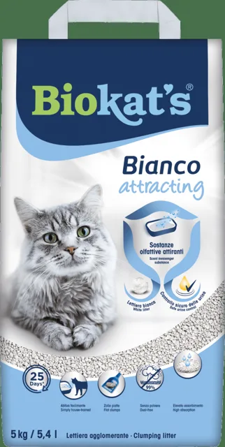 Podestýlka Biokat's Bianco Hygiene 5 kg