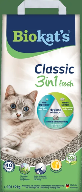 Podestýlka Biokat's Classic Fresh 10 l