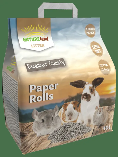 Podestýlka Nature Land Paper Rolls 10l