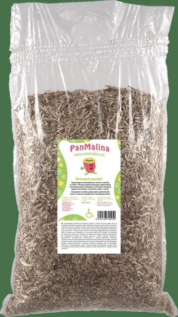 Podestýlka Pan Malina z konopného pazdeří 14l