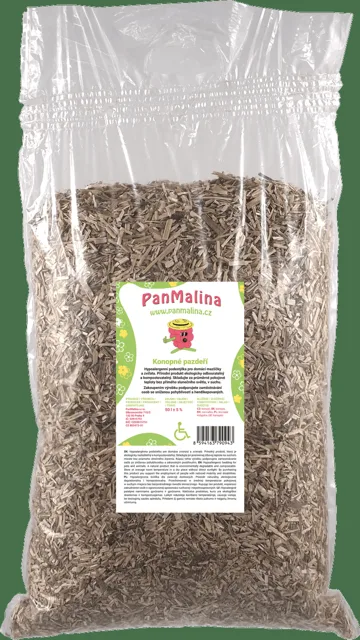 Podestýlka Pan Malina z konopného pazdeří 50l