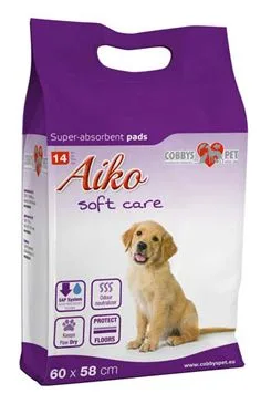 Podložka Absorbční Pro Psy Aiko Soft Care 60x58cm 14ks