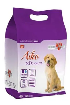 Podložka Absorbční Pro Psy Aiko Soft Care 60x58cm 30ks