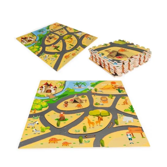 Podložka na hraní - safari puzzle