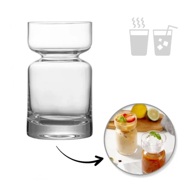 Pohár v podobě přesýpacích hodin - 350 ml
