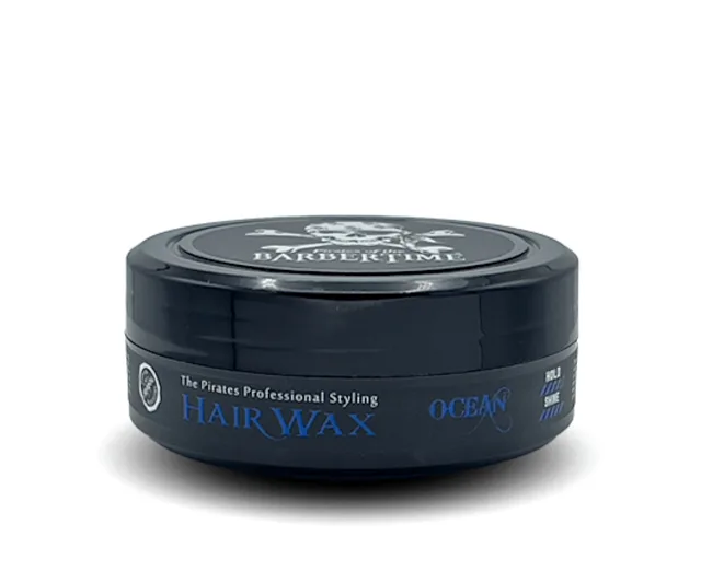 Pomáda na vlasy se silnou fixací a maximálním leskem Barbertime Hair Wax Ocean - 150 ml - Pirates of the Barbertime