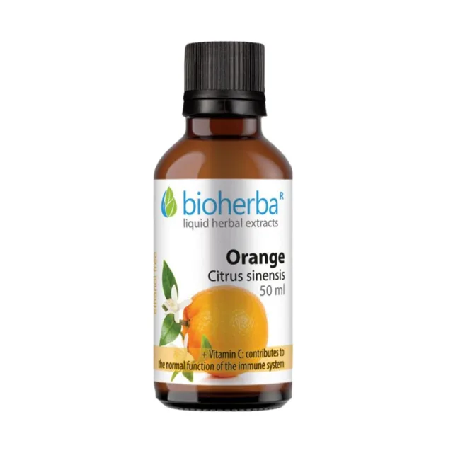 Pomeranč – tinktura kapky – 50 ml – Bioherba