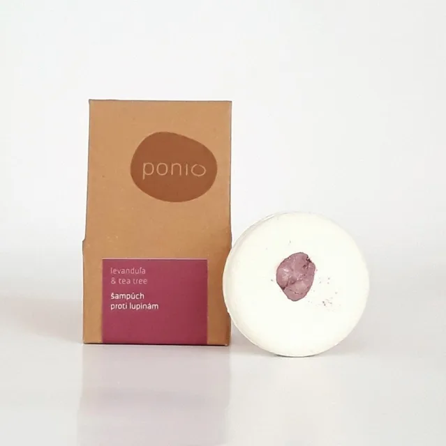 Ponio Levandule a tea tree - šampúch proti lupům 60g