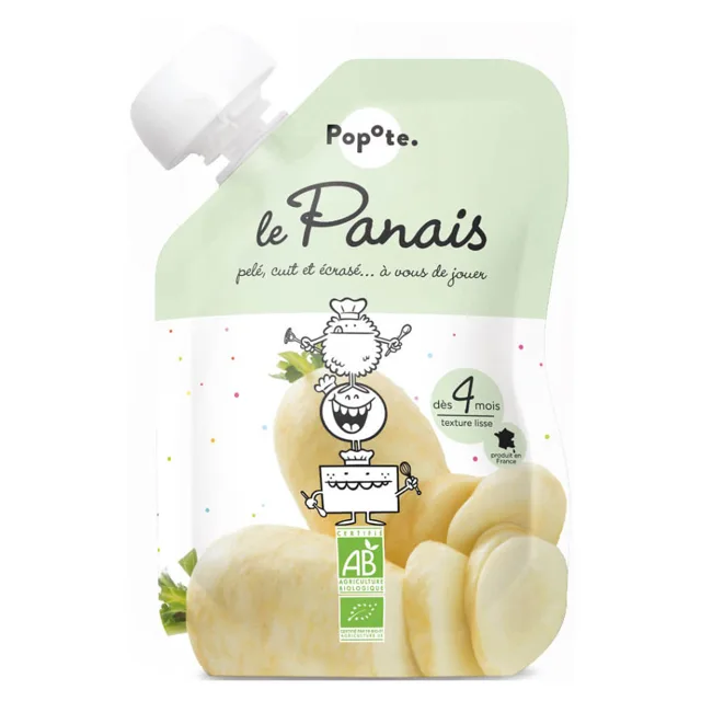 POPOTE Zeleninová kapsička pastinák od 4.měsíce BIO 120 g