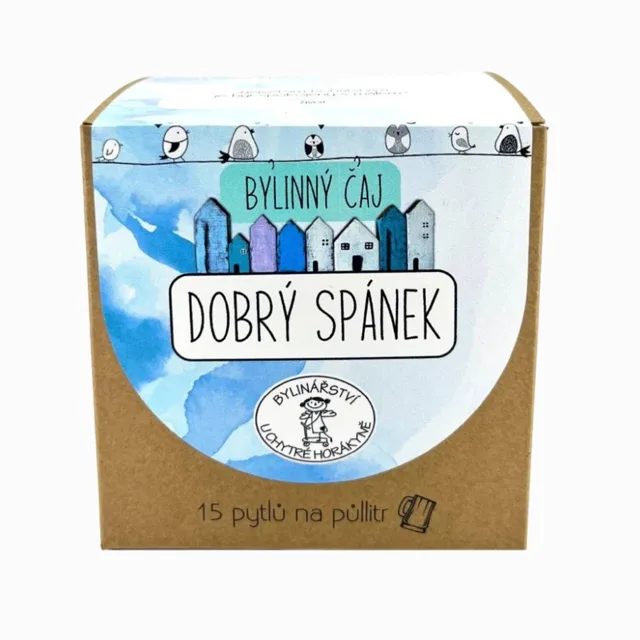 Porcovaný bylinný čaj Dobrý spánek - 45 g (15×3 g) - Bylinářství U Chytré horákyně