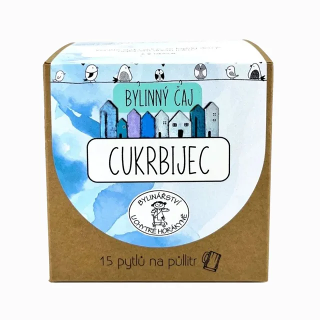 Porcovaný bylinný čaj „Ničitel cukru“ - 45 g (15×3 g) - Bylinářství U Chytré horákyně