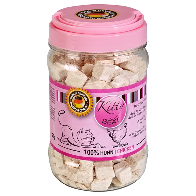 Porta 21 Kitty Beat pamlsek pro kočky - výhodné balení: kuřecí (3 x 120 g)