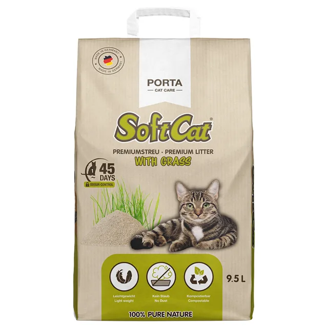 Porta SoftCat Grass - 2 x 17 l