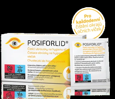 POSIFORLID Čistící ubrous.na hyg.očních víček 20ks