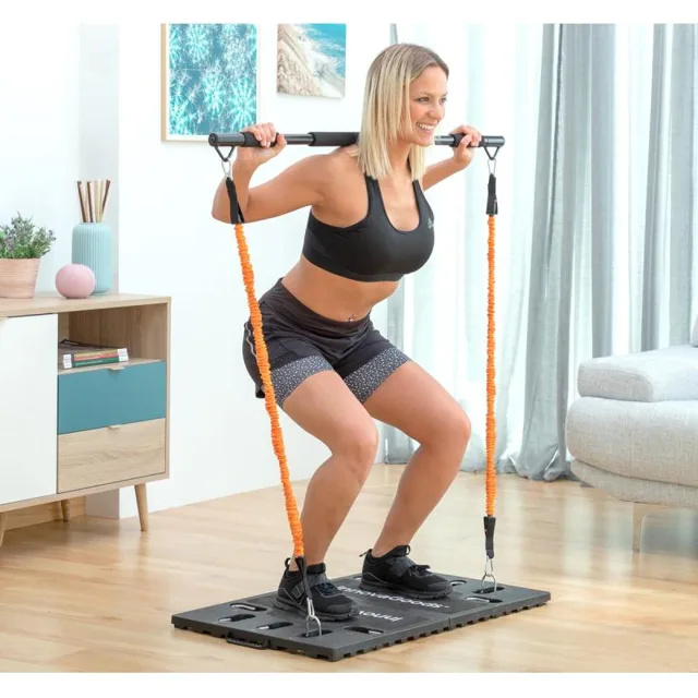 Posilovací tyč s gumou GYMPAK MAX