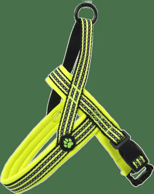 Postroj Active Dog Neoprene L limetka 3,2x72-90cm